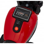 Elektrická motorka Chopper Faster - červená